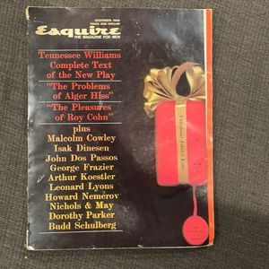 Esquire magazine for men 12/1960